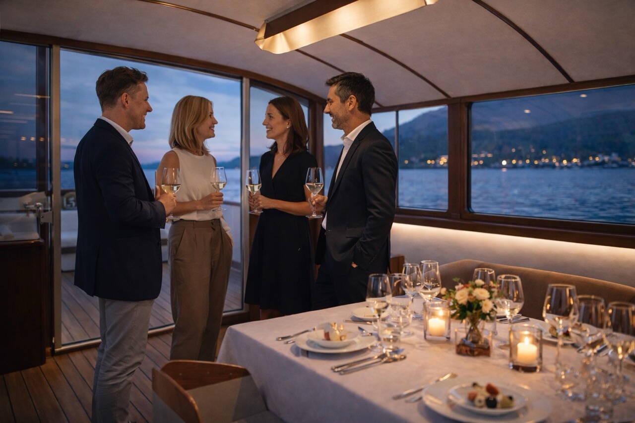 Fine Dining Dinner Essen Kulturschiff.ch