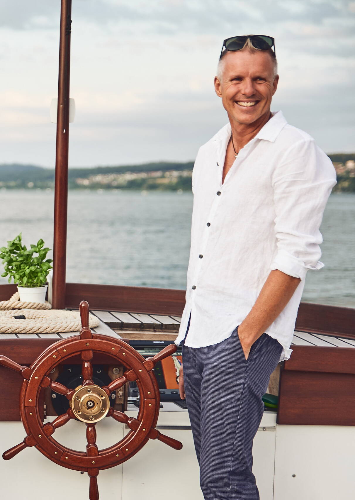 Patrik Bucher, Gründer, Kapitän und persönlicher Gastgeber bei Kulturschiff